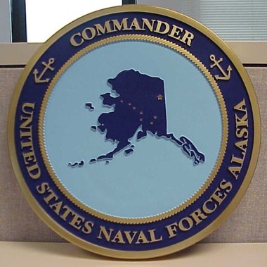 Commander / U.S. Naval Forces Alaska 15" Seal